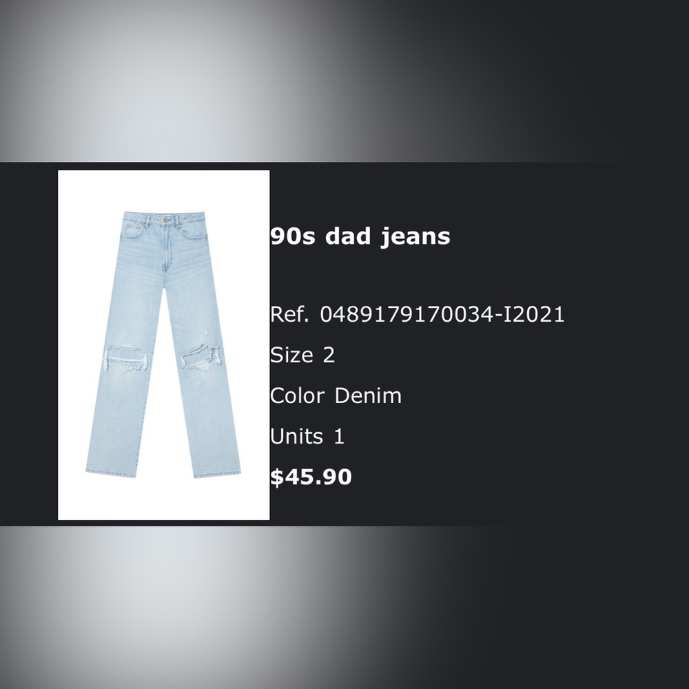 COPY - 90s Dad Jeans in Light Blue Denim from stradivarius